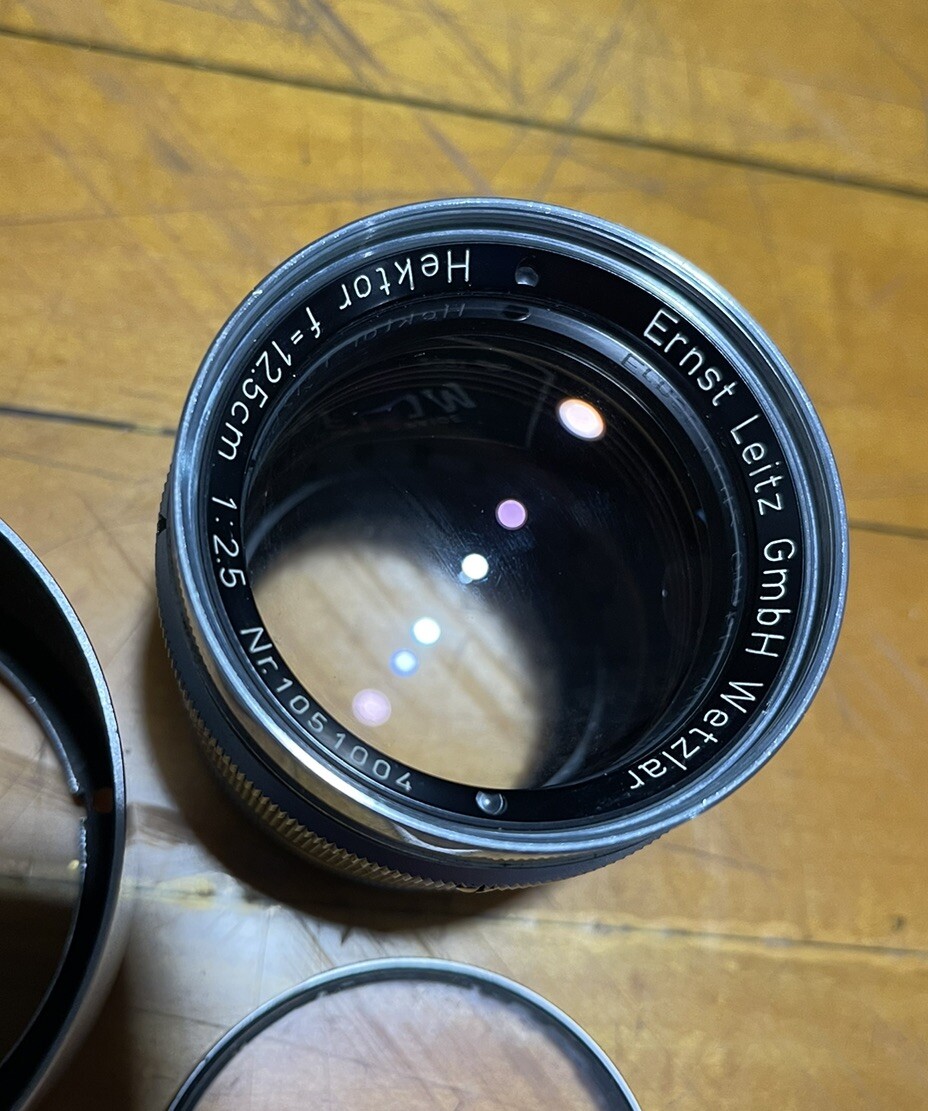 125mm L39 Hektor Leica LEITZ Germany in Made F2.5 125mm HEKTOR Leitz レンズ(単焦点) F/2.5 Yr Lens Silver lens Visoflex レンズ(単焦点)