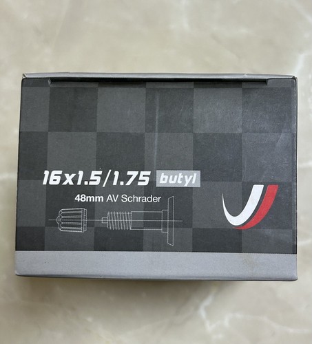 Vittoria Inner Tube 16” x 1.5/1.75 48mm AV Schrader Bicycle Standard Bike Cycle - Picture 6 of 6