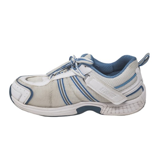 Orthofeet BioFit Women’s Size 8 B Diabetic Shoes Blue White Style 910 - Picture 7 of 11