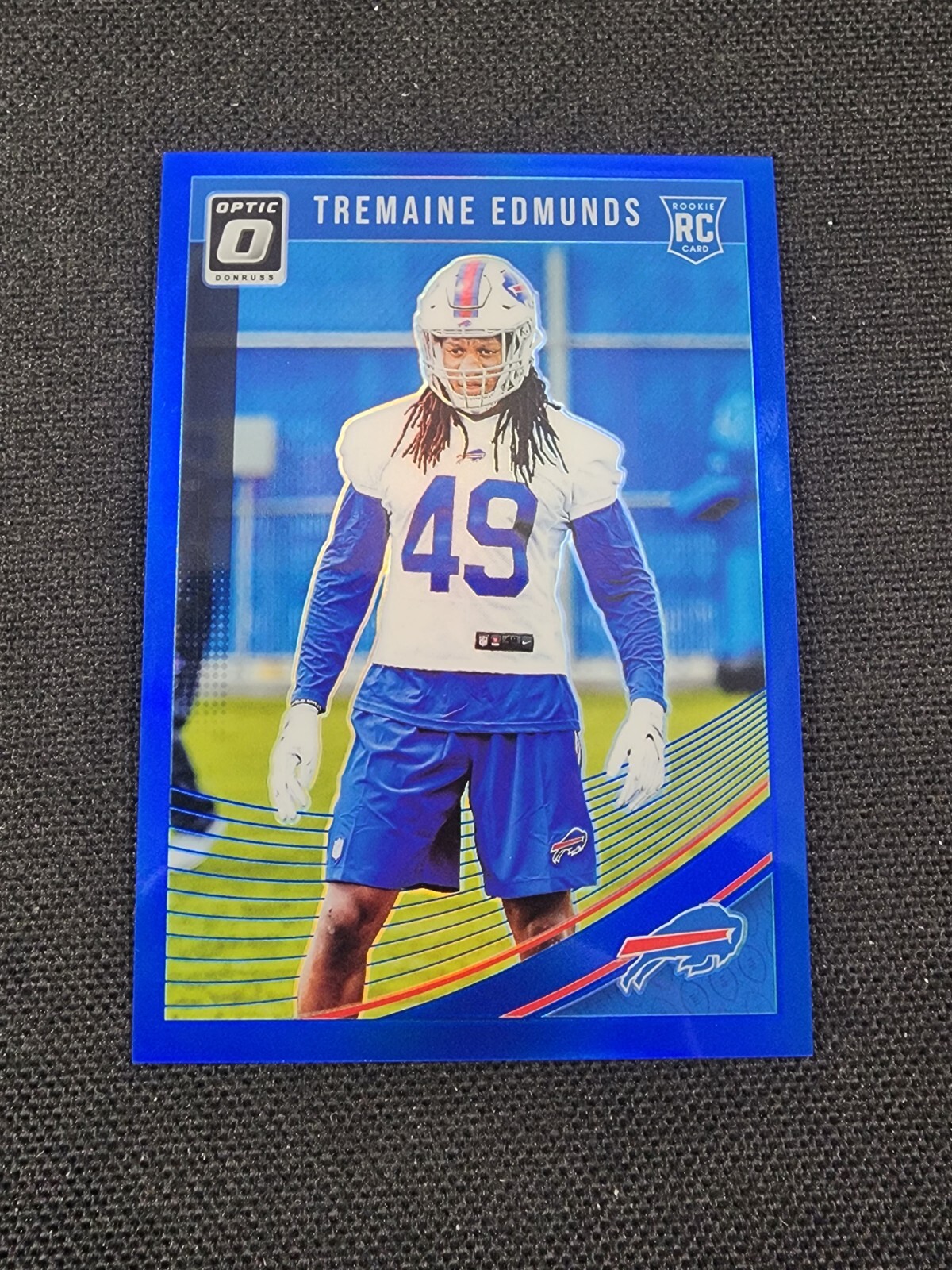 2018 Donruss Optic Rookies Blue 042/149 Tremaine Edmunds #107 Rookie RC