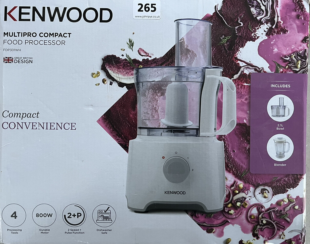 KENWOOD MULTIPRO COMPACT FOOD PROCESSOR eBay