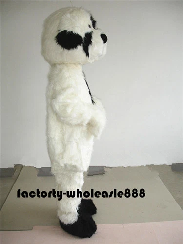 Long White Fursuit Husky Dog Mascot Costume Cosplay Party Fancy Dress Adult - Image 4 of 4