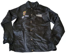 Forever 21 Vision Street Wear Windbreaker Jacket Skate Y2K Snap Satin Men Small