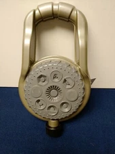 Expert Gardener Waters Up To 35 Foot 8 Pattern Turret Sprinkler With Metal Base