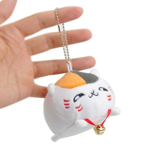 Schlüsselanhänger Japan Nyanko Sensei Neko Katze superweich Mochi Plüschtier Kawaii süß Charm - Bild 5 von 12