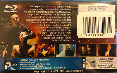 NEW 12 Rounds PART 2 Reloaded (Blu-ray Disc MOVIE 12ROUNDS TWO WWE Randy  Orton 24543274698