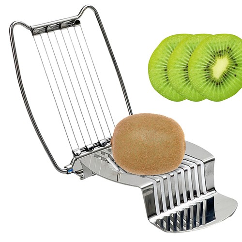 2PCS Stainless Steel Egg Slicer Cutter Mushroom Tomato Ham Kitchen Chopper - Picture 4 of 12