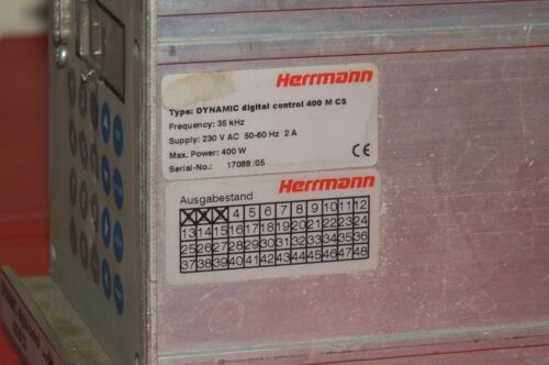 Herrmann DYNAMIC Digital Control 400 M CS , Ultrasonic Welding Control - Picture 3 of 6