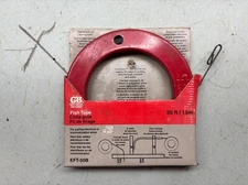 GARDNER BENDER (GB EFT-50B) Fish Tape 1/8" Steel Tape Red 50 ft