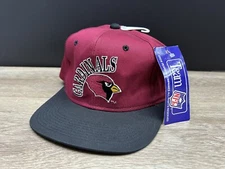 Vintage Arizona Cardinals Team NFL Drew Pearson Companies Snapback Hat Cap New