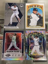(4) 2021 Panini / Topps JEIMER CANDELARIO Mosaic Base / Select Mosaic Prizm / SP