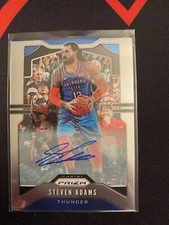2019-20 Panini Prizm #183 Steven Adams OKC Thunder Autograph + BONUS FREE CARDS