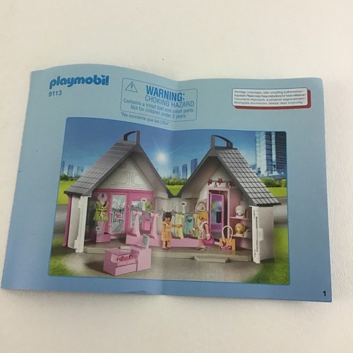 Playmobil City Life 9113 Take Along Fashion Store Juego Tienda 2013 Geobra Toy - Imagen 9 de 9