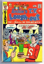 ARCHIE GIANT #19 Archie's TV Laugh-Out w/Sabrina! Comic Book ~ VG/FN