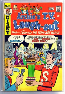 ARCHIE GIANT #19 Archie's TV Laugh-Out w/Sabrina! Comic Book ~ VG/FN | eBay