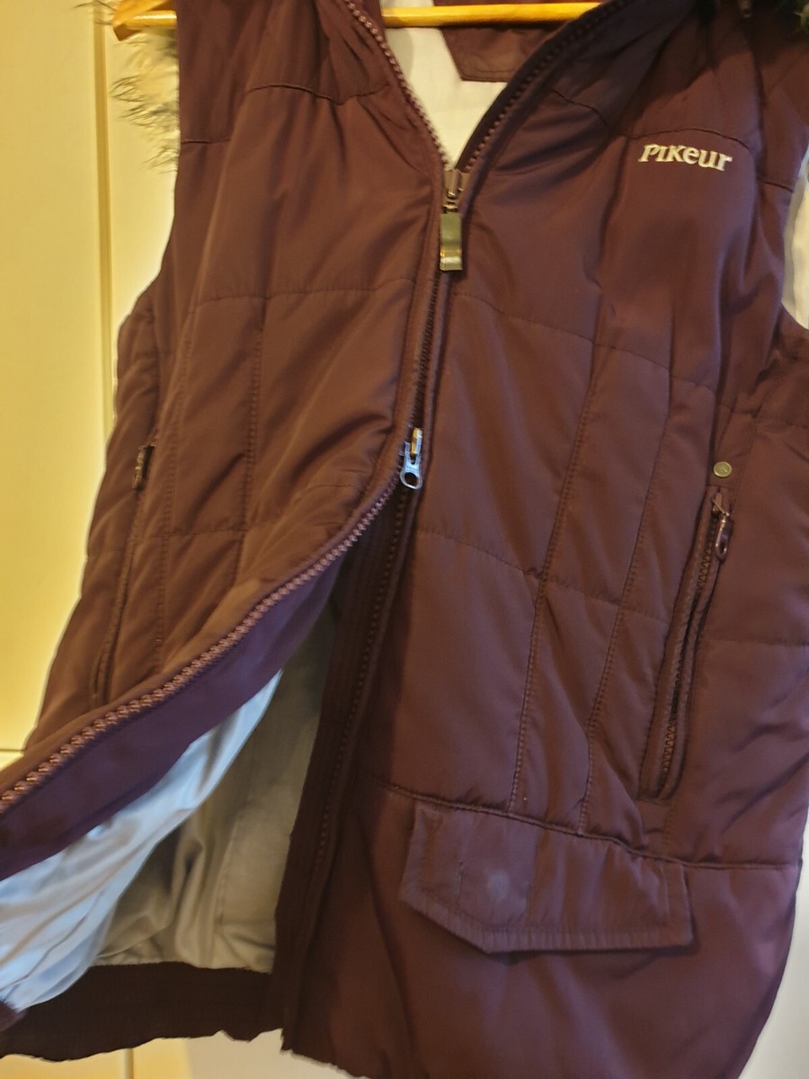 Gilet D'Équitation Pikeur Novita - Violet - Taille UK 10 / EU 38 - Neuf Sans étiquette
