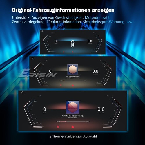 12,3" 8+128GB Android 14 DAB+ CarPlay Navi Autoradio BMW 3er E90 E91 E92 E93 CCC - Bild 17 von 23