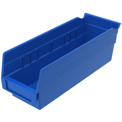 (24 Pack) 30120 Akro-Mils 11-5/8'' x 4-1/8'' x 4'' Shelf Bin Storage Container