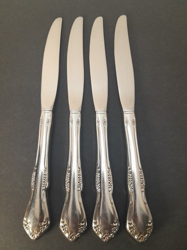 4 Wm A Rogers Oneida Mansfield Amadeus Deluxe Edelstahl Besteck Tafelmesser - Bild 4 von 6