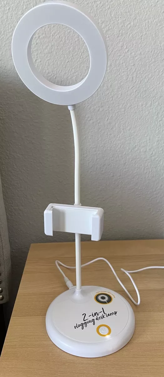 BRAND NEW Vivitar 2in1 White Vlogging Desk Lamp eBay