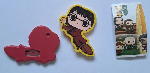 HARRY POTTER KINDER JOY Quidditch Figuren 2024 Gadget, Harry Potter Anhänger 