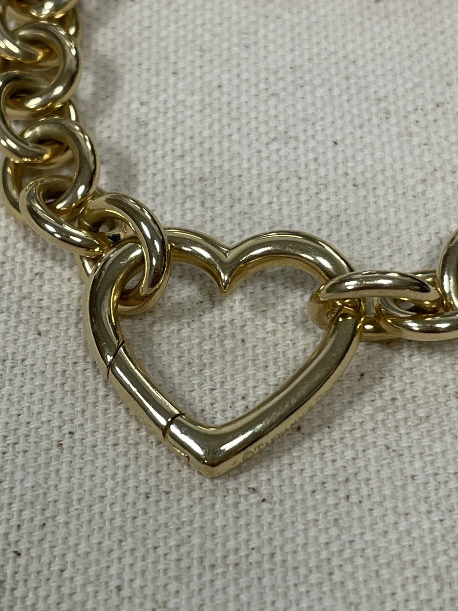 Tiffany gold bracelet with heart deals
