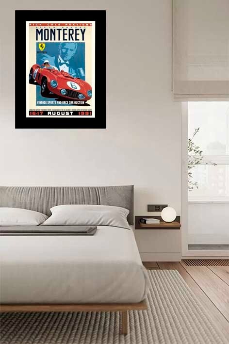 POSTER MANIFESTO LOCANDINA Pubblicità Stampa Vintage Automobili Mille 133938529601