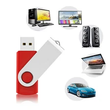 Kootion USB 2.0 128GB Metal Swivel Style Flsah Drive Memory Stick Thumb Drive