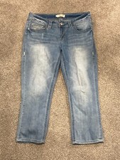 Seven7 Blue Jeans Women's Size 12 Distressed