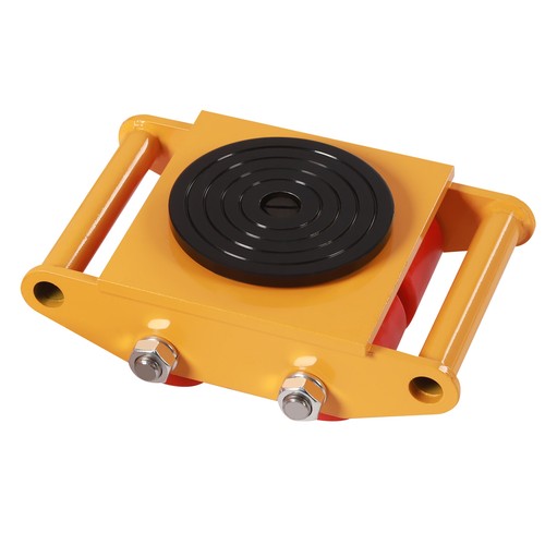 Machinery Movers w/ 360°Rotation Cap 13200lbs 6T 4 Rollers Machine Cargo Trolley - 第 11/24 張圖片