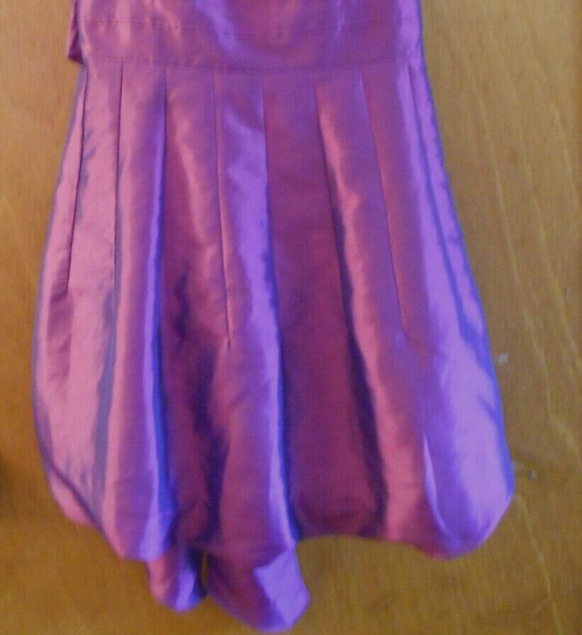 Twenty One Medium Purple Adjustable Spaghetti Straps Balloon Short Dress Y2K