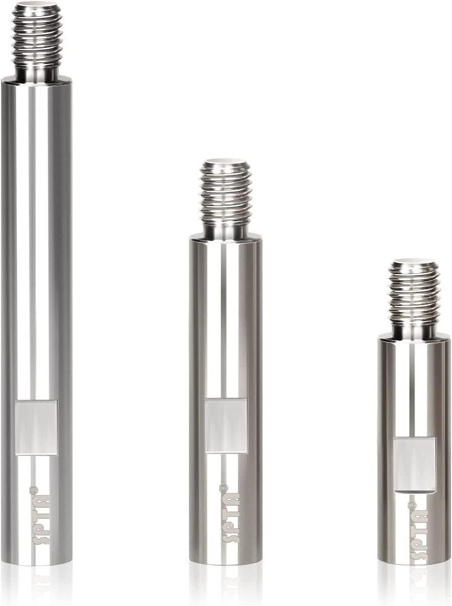 Stainless Steel Rotary Extension Shaft Set 75mm 100mm 140mm for Polisher