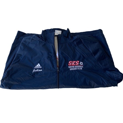 PARA HOMBRES - ADIDAS GRANDE, RESISTENCIA AL AGUA, CHAQUETA LIGERA, JERSEY ESCUELA FÚTBOL - Imagen 6 de 9