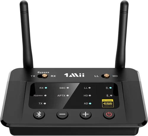 1Mii B03 Pro Bluetooth 5.3 Transmitter Receiver for TV Home Stereo BT Headphones