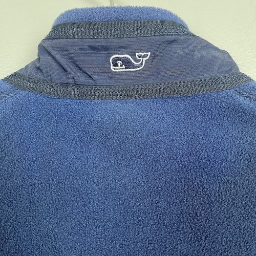 Vineyard Vines Men's Blue Martha's Vineyard Fleece Vest Size L; Preppy, Golf - Picture 6 of 16