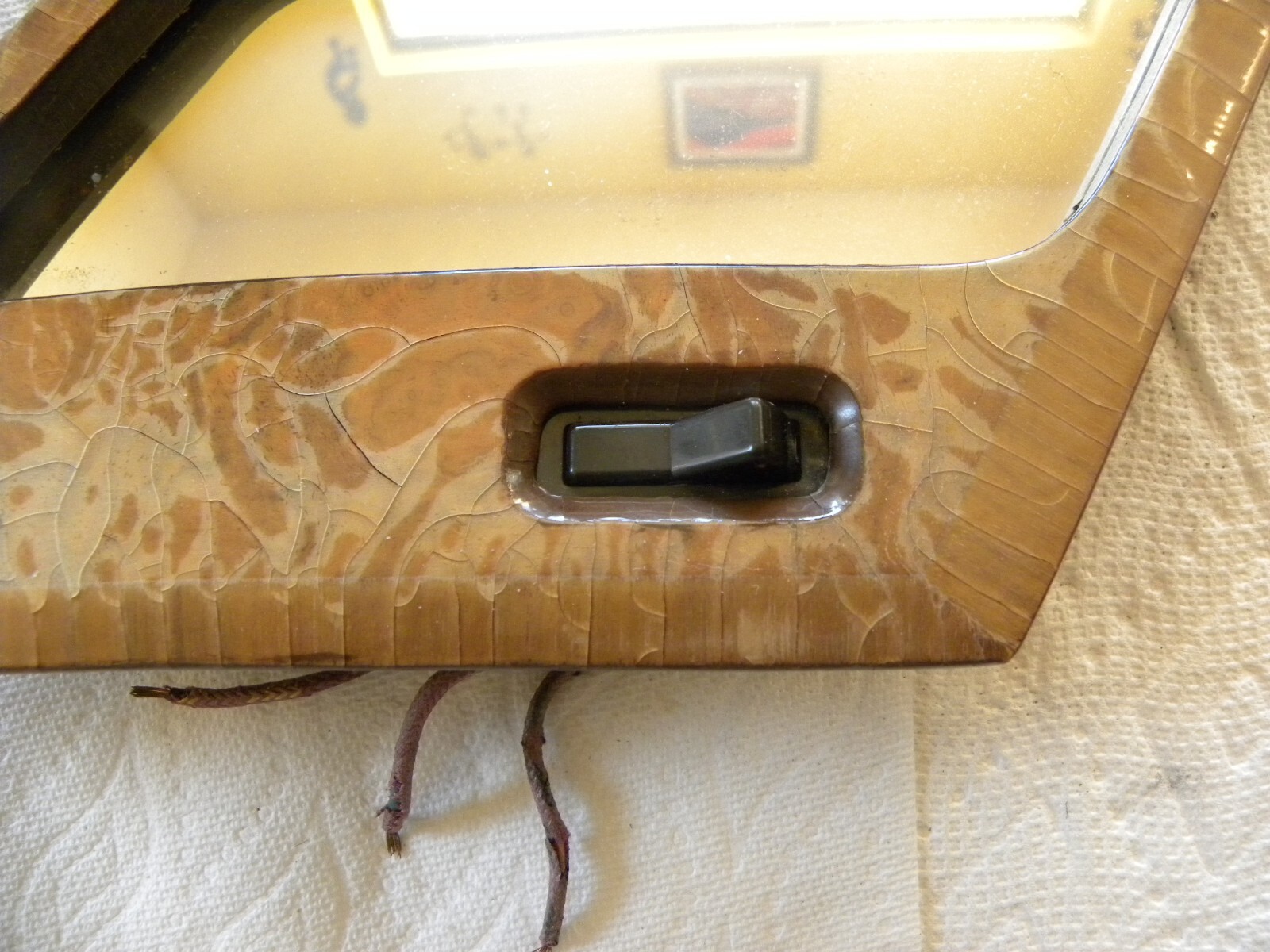 Vintage Rolls Royce Silver Shadow & Wraith II Right (from rear) Vanity Mirror
