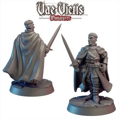 Stolzer Ritter | z.B. für Broheim, Frostgrave, Forbidden Psalm, DnD