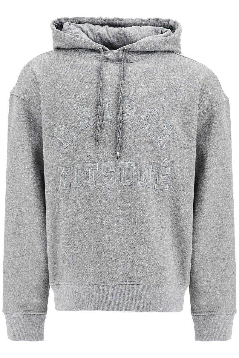 MAISON KITSUNE パーカー スウェット メンズ NM00702KM0326 131 Oversized Varsity sweatshirt MAISON KITSUNE Men Tg. XL