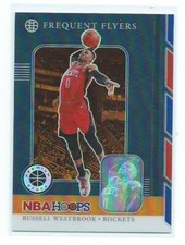 2019/20 Hoops Premium-Russell Westbrook Frequent Flyers Orange Prizm-Rockets