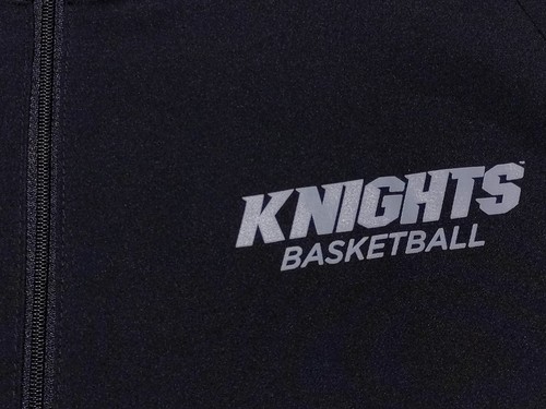 Nike UCF Knights Basketball Jacke mit durchgehendem Reißverschluss grau XLT XL groß - Bild 4 von 7