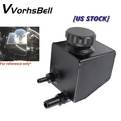 Black Aluminum Power Steering Pump Fluid Reservoir Tank for V6 V8 VT VY LS1 LS2