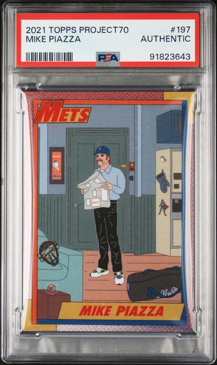 2021 TOPPS PROJECT70 #197 MIKE PIAZZA PSA AUTHENTIC | eBay