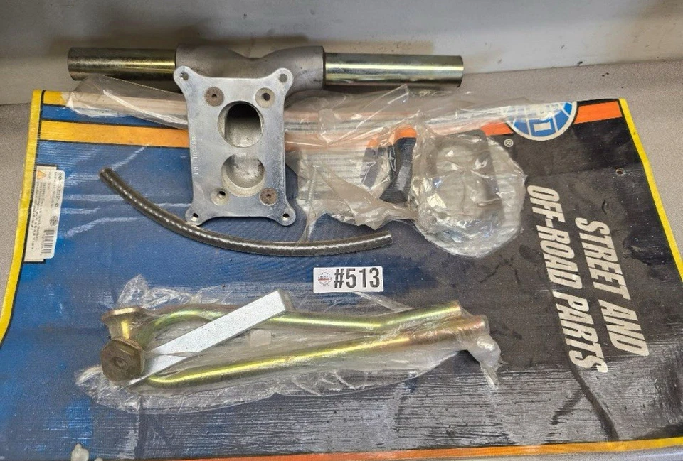 Kit colector doble puerto refrigerado por aire piezas Foto 2 de 2