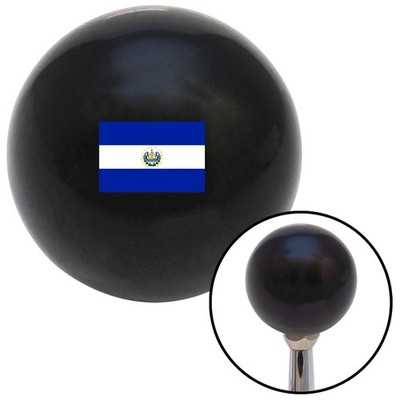 El Salvador Black Shift Knob w/ M16x1.5 Insert Shifter Auto Manual Custom Hotrod