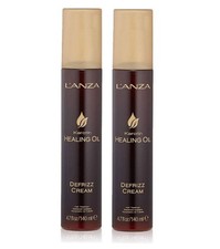 2 Pack Lanza Keratin Healing Oil Defrizz Cream 4.7oz / 140ml