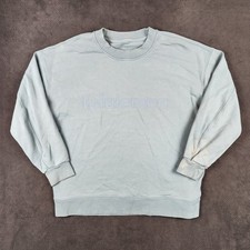 Lululemon Perfectly Oversized Crew Sweatshirt Womens Blue Graphic Pullover