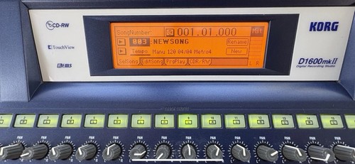 KORG D1600 MKII 16-Track Digital Recording Studio As Is - Picture 2 of 5