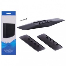 VERTICAL STAND FOR SONY PLAY STATION 4 PS4 SLIM PRO TRANSLUCENT BLACK STAND