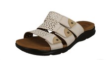 Ladies Clarks Kitly Walk Laser Detail Adjustable Strap Mule Sandals UK 5 ŕrp £79