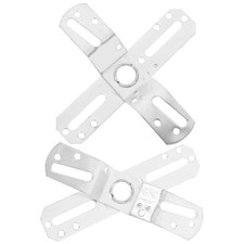 2 Sets Lamp Fixture Parts Light Fitting Wall Mount Bracket Mounting Plate